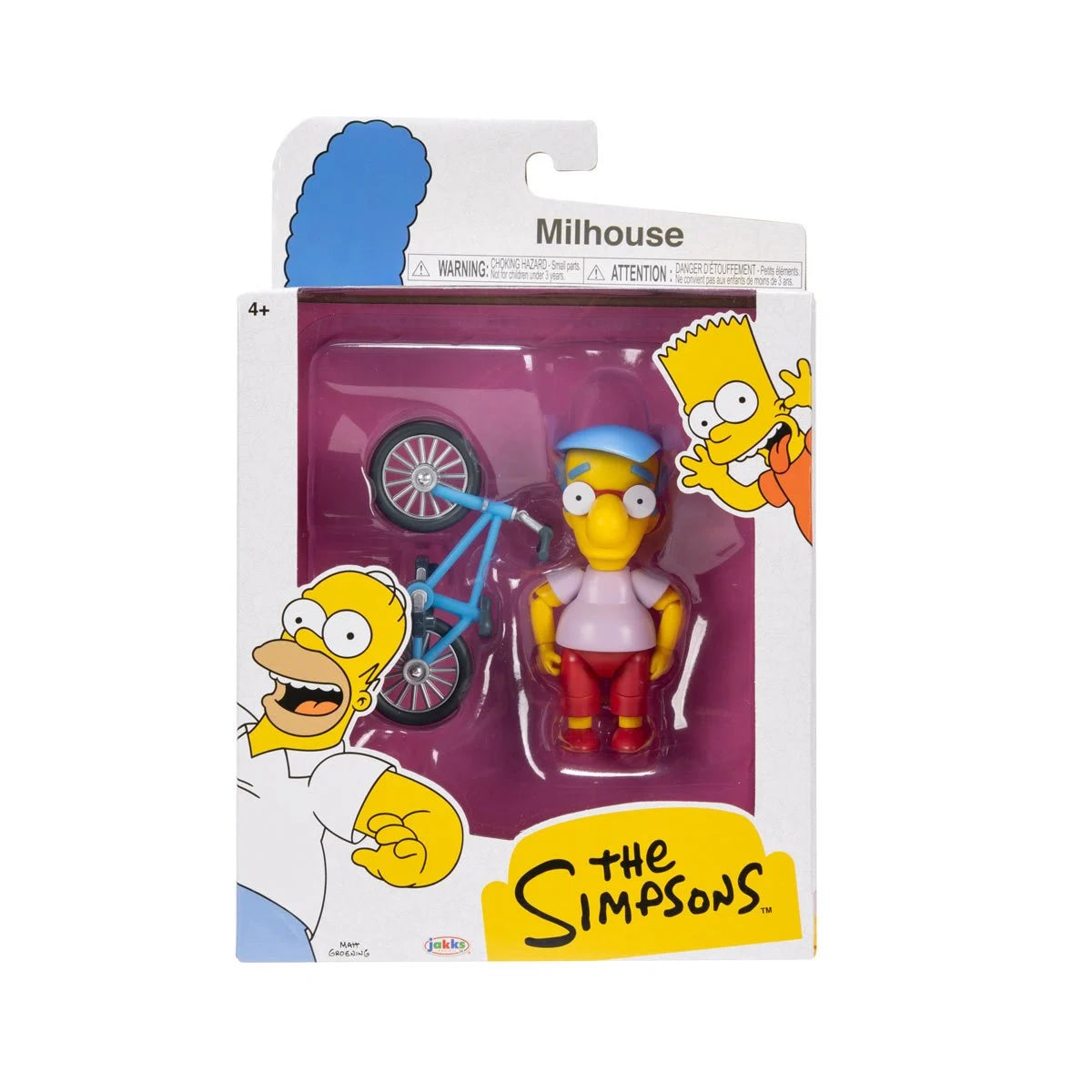 The Simpsons - 5" Action Figure Wave 3 - Jakks Pacific - Complete Set of 4