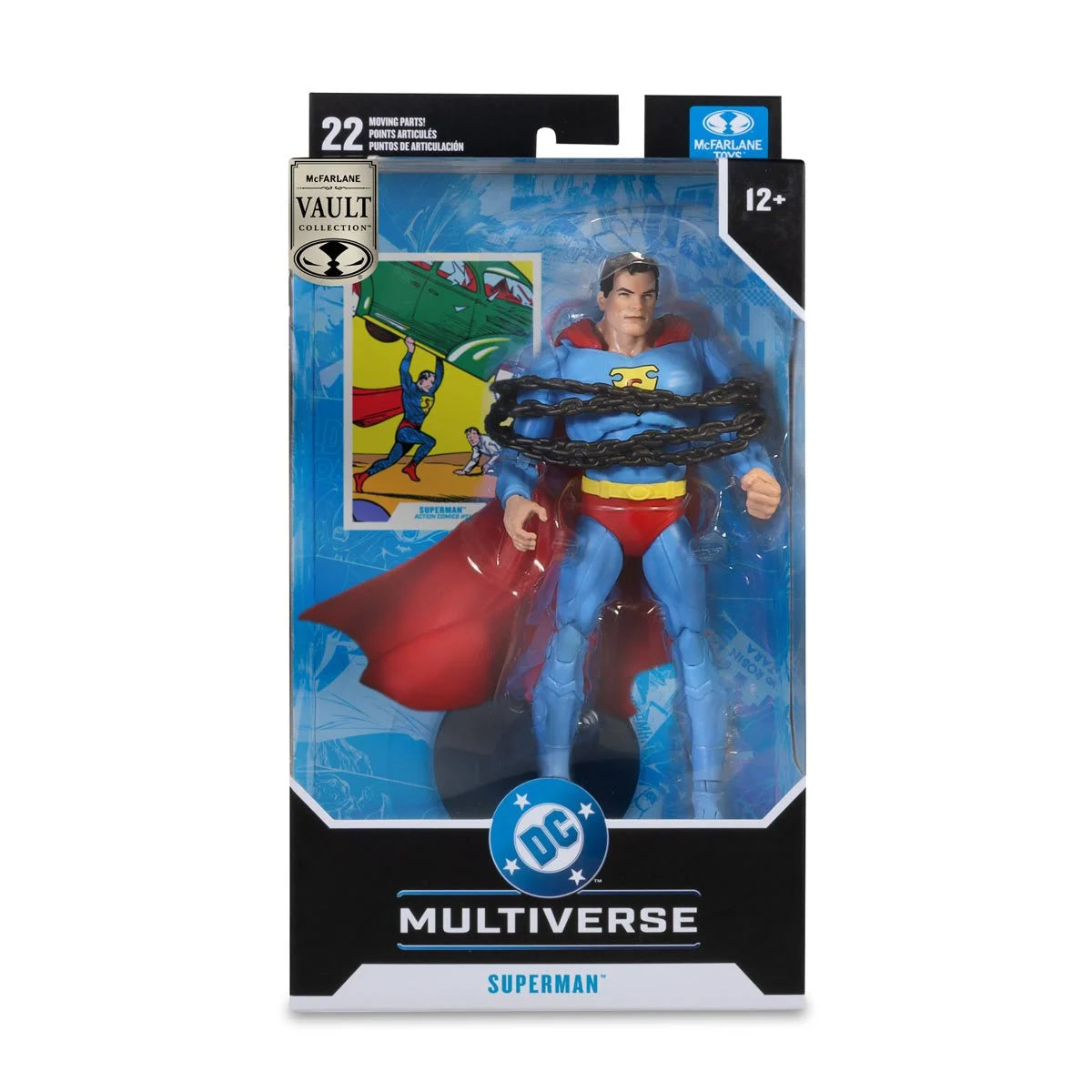 McFarlane Vault Collection Wave 1 - Superman Action Comics #1 - 7" Action Figure (PRE-ORDER OCT 2026)