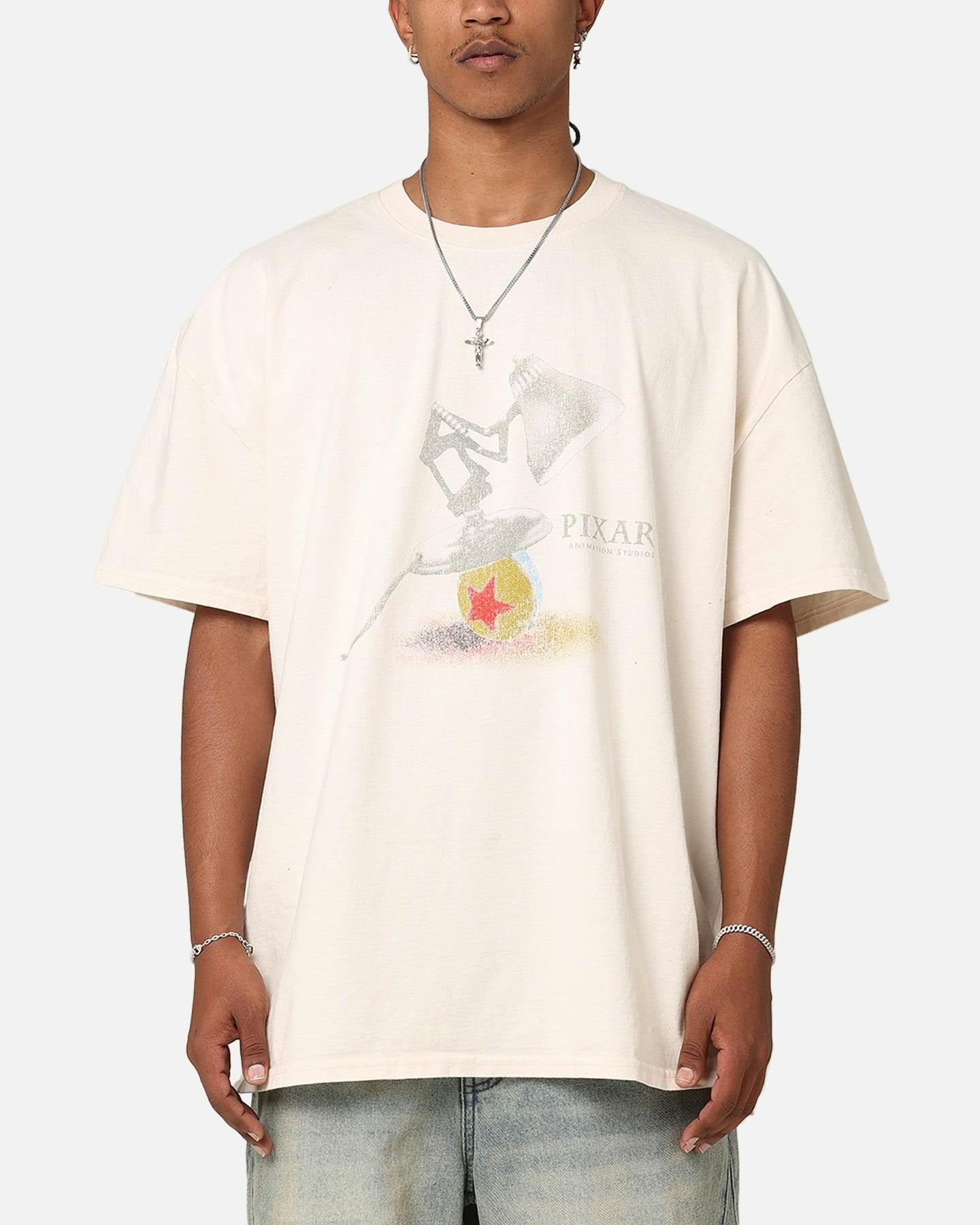 American Thrift X Pixar Heavyweight T-Shirt Off White