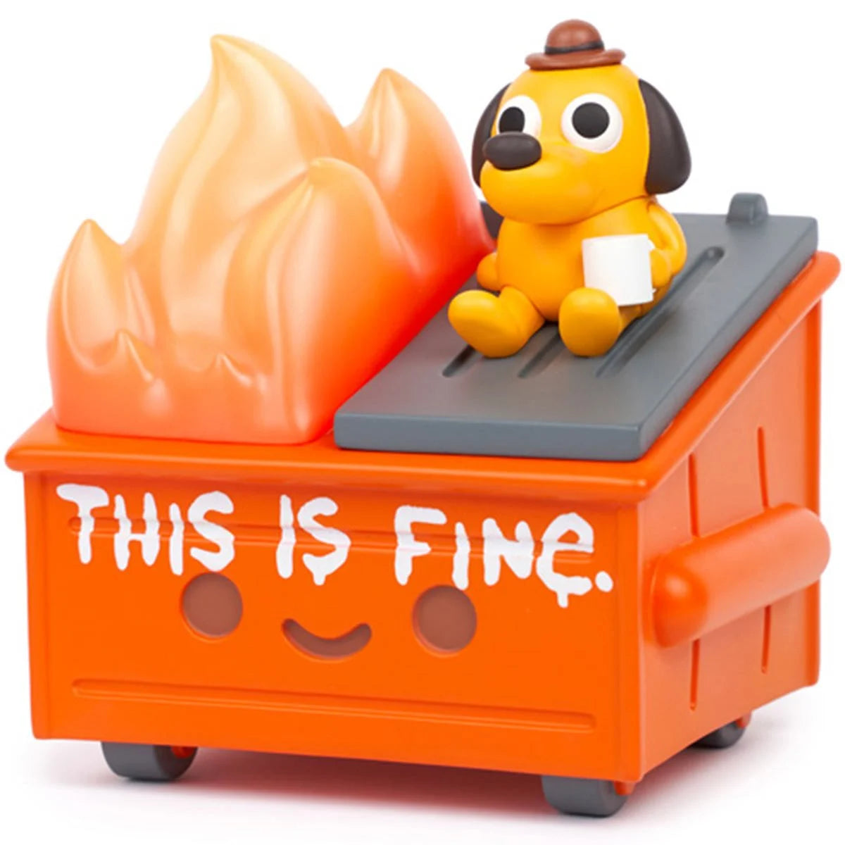 Lil Dumpster Fire - This is Fine - Vinyl Figure - 100 Percent Soft Company