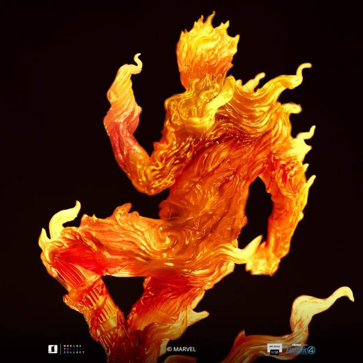 Iron Studios: The Fantastic Four - First Steps The Human Torch 1:10 Art Scale Limited Edition Statue