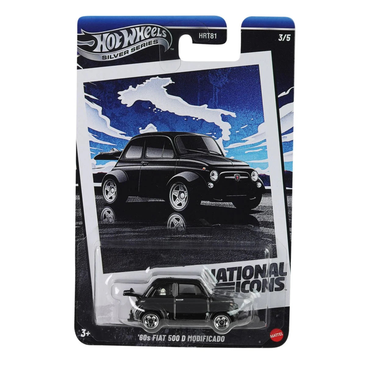 Hot Wheels Vintage Racing - Nation Icons 2025 Mix 2 Vehicle - Complete Set of 6 including Chase