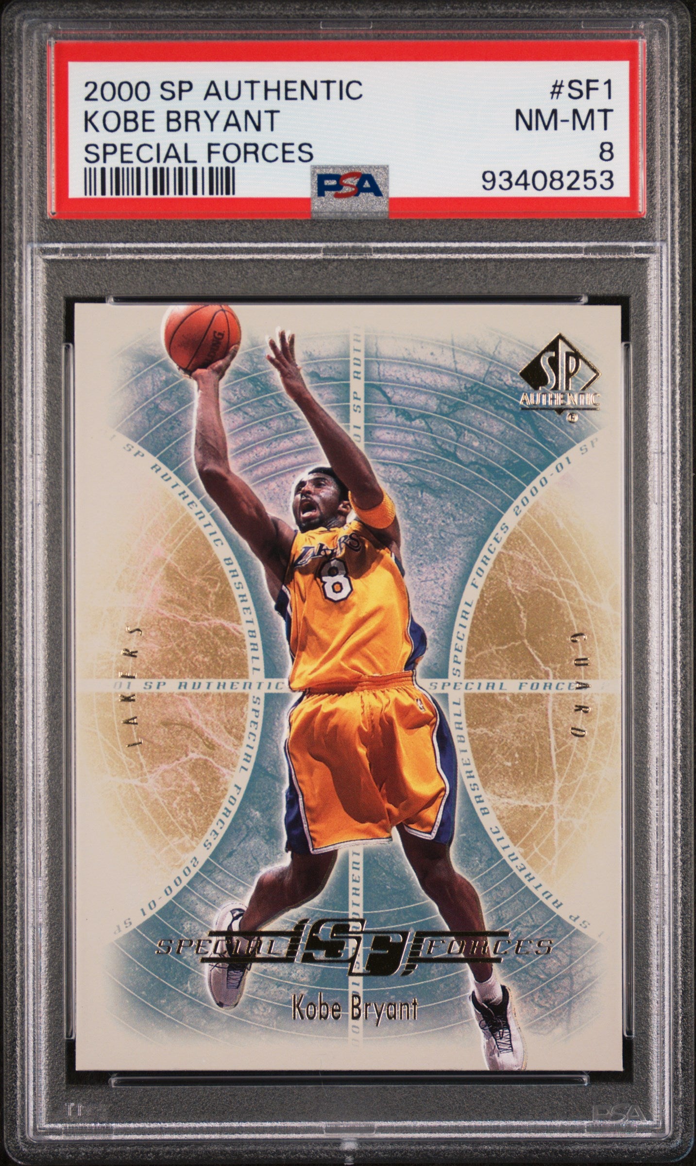 2000 - SP Authentic - Kobe Bryant - Special Forces - PSA 8