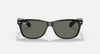 Ray-Ban New Wayfarer Classic - ORB2132 - Rubber Black / G-15 Green