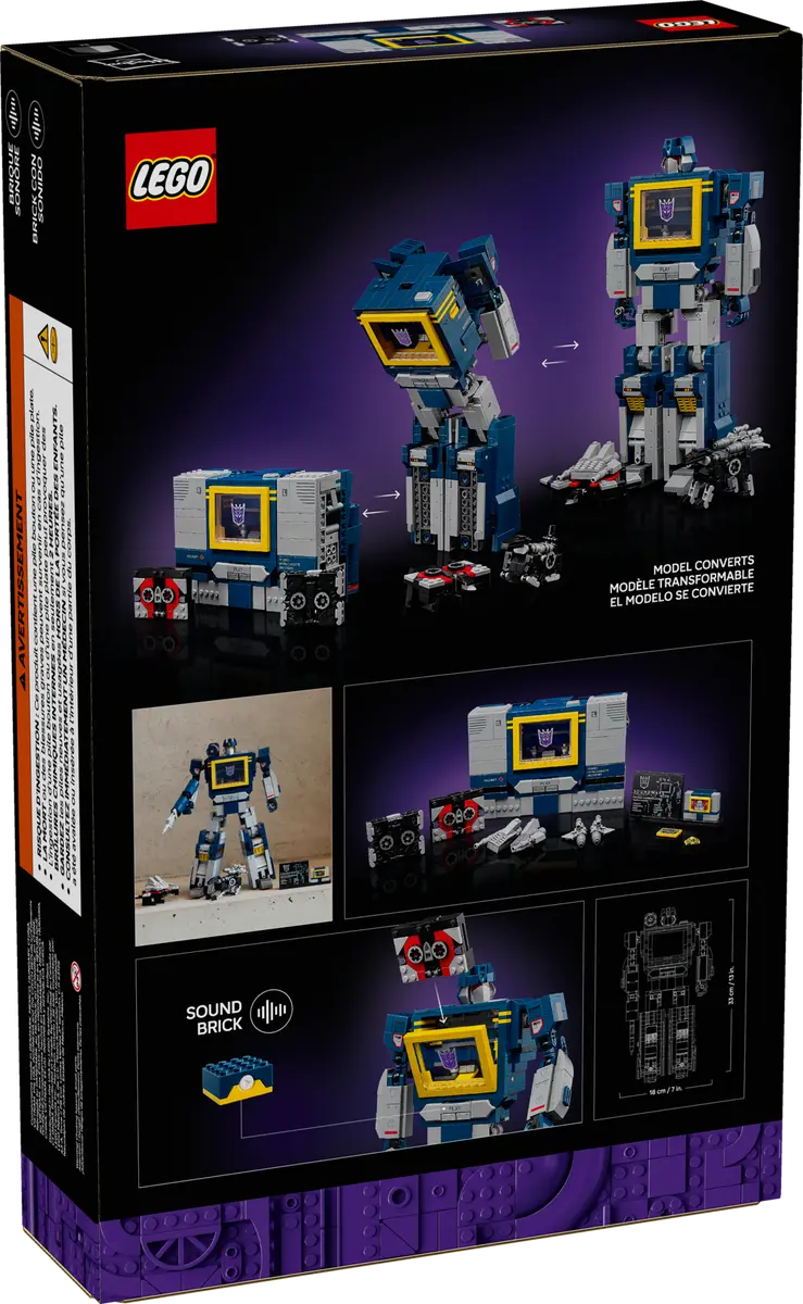 LEGO Icons - Transformers: Soundwave - #10358 (Includes Lego Sound Brick)