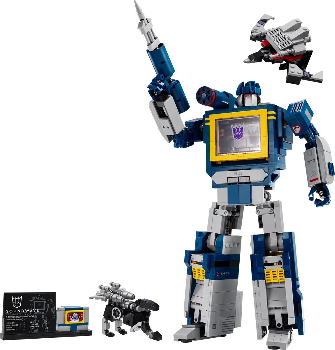 LEGO Icons - Transformers: Soundwave - #10358 (Includes Lego Sound Brick)