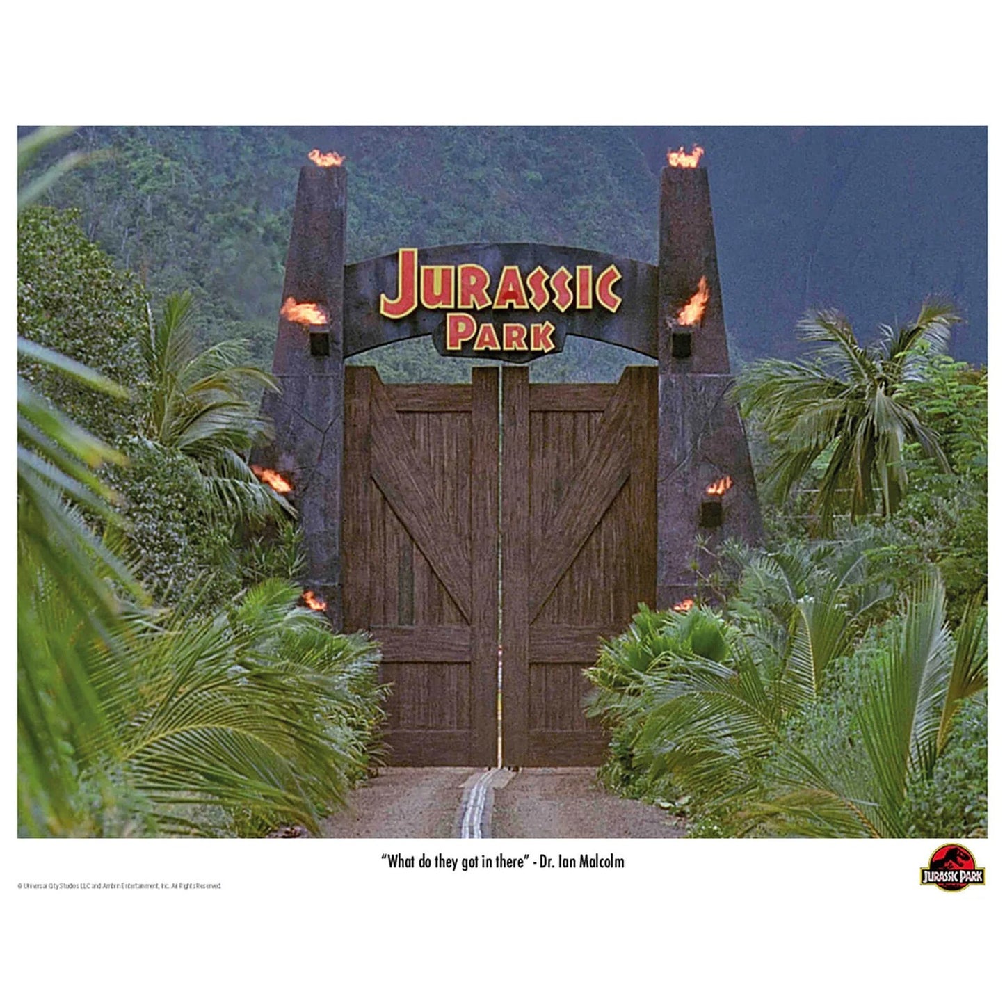 Jurassic Park Lithograph - Set of 5 Prints - Limited to /995