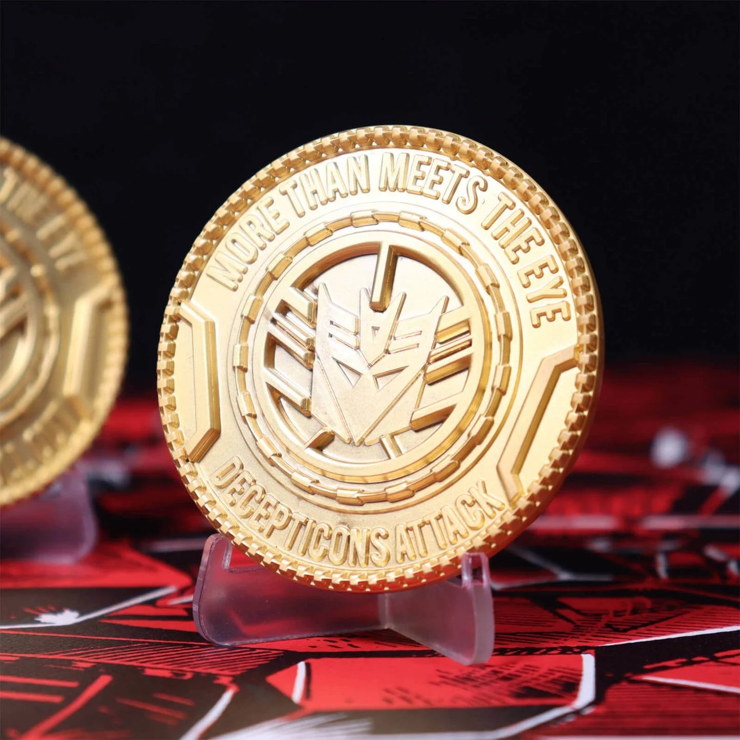 Transformers - Autobot and Decepticon 24k Gold Plated Set of Medallions - Limited Edition of /1,984