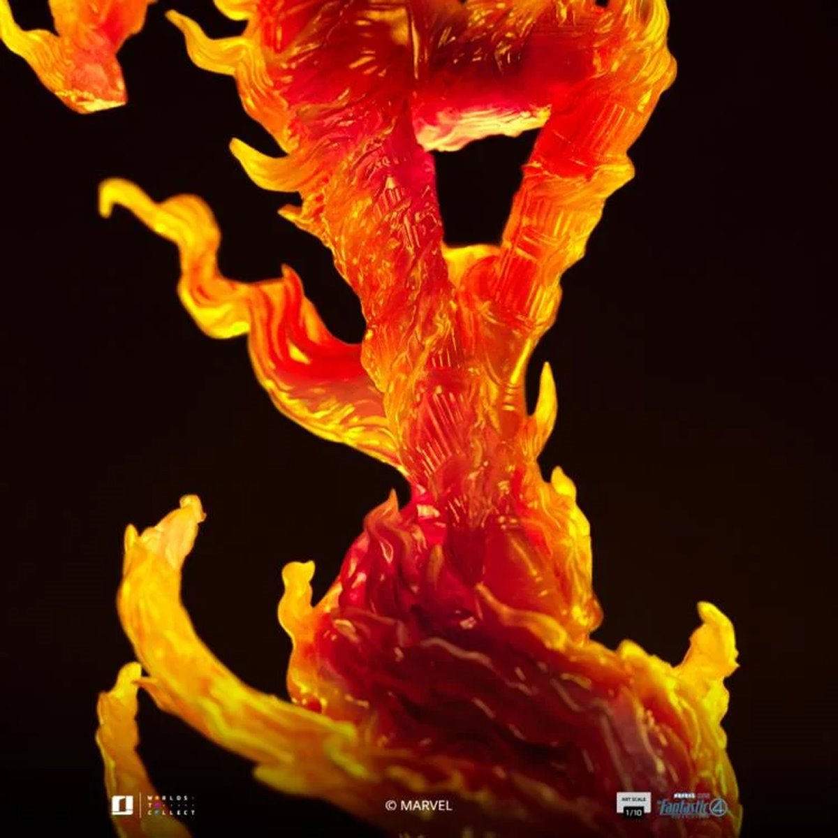 Iron Studios: The Fantastic Four - First Steps The Human Torch 1:10 Art Scale Limited Edition Statue