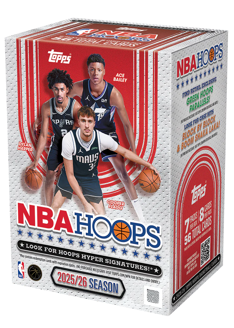 2025-26 Topps NBA Hoops Basketball Value Box