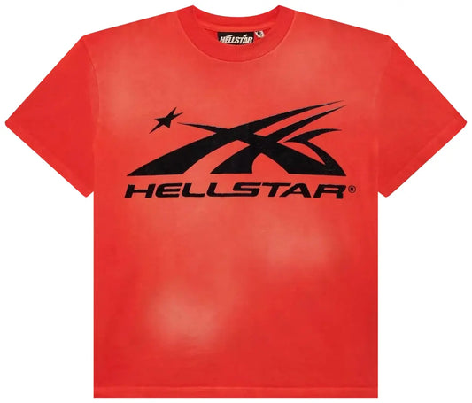 HELLSTAR SPORTS LOGO TEE RED/BLACK