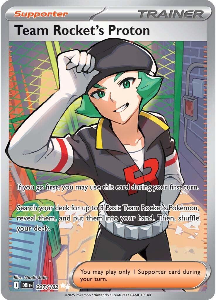 2025 Pokemon DRI-EN - Team Rocket's Proton #227 - Ungraded Raw Card
