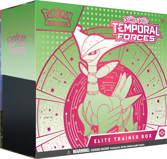 Pokemon - Scarlet & Violet - Temporal Forces Elite Trainer Box - Iron Leaves
