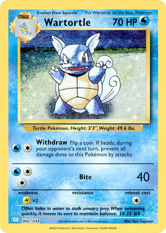 2023 Pokemon - TCG Classic Collection - Blastoise Deck - Complete 60 Card CLB Set - Ungraded Raw Card