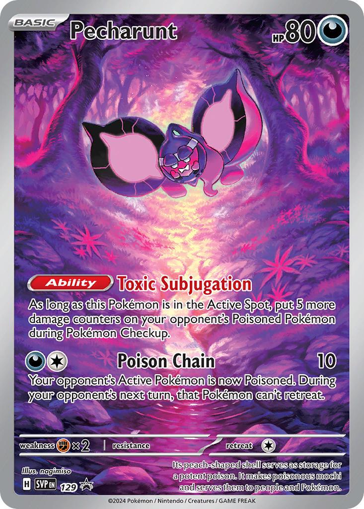 2024 Pokemon SVP EN: − Pecharunt #129 − Shrouded Fable Black Star Promo − Raw Ungraded Card