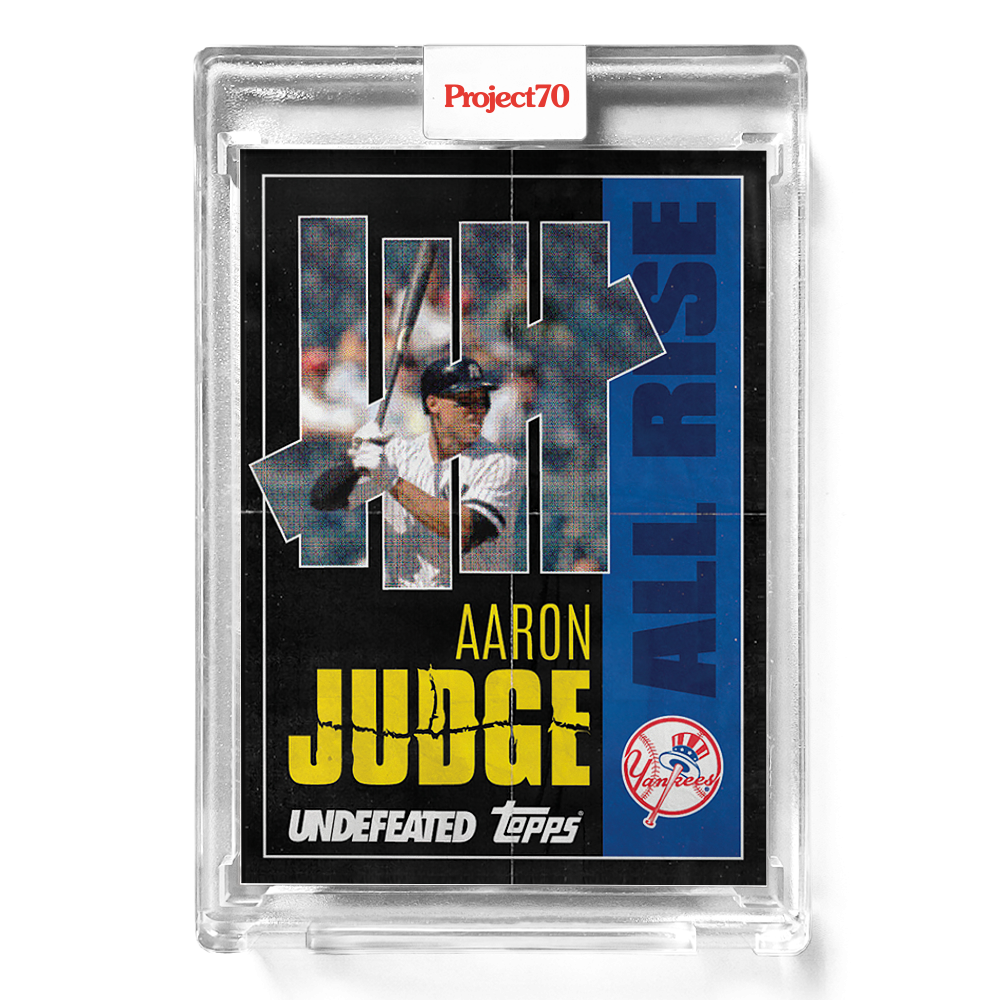 2021 Topps Project 70 - UNDEFEATED - 1960 Topps Baseball - Aaron Judge 538 - Limited to /1434