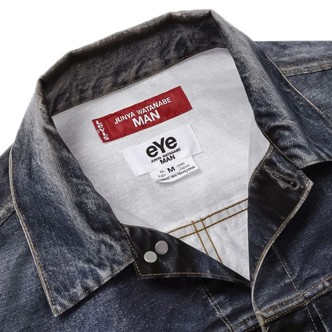JUNYA WATANABE X BerBerJin x Levi's - DENIM JACKET Type 2 507XX - Inkjet Printed - Made in Japan