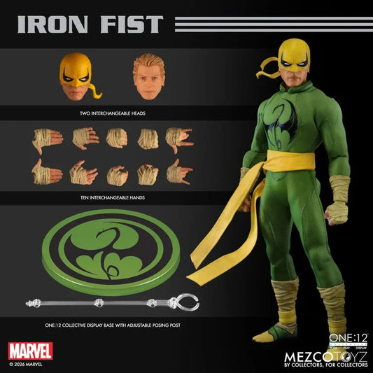 Mezco One:12 Collective Iron Fist ( ReRun ) Action Figure (PRE-ORDER MAY 2027)
