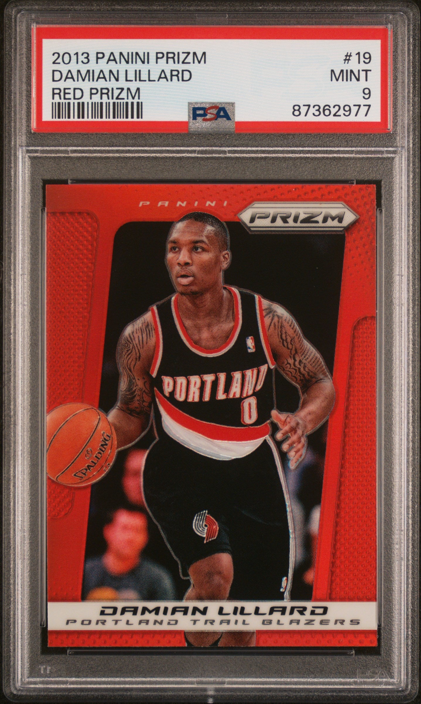 2013 Panini Prizm - #19 - Damian Lillard - Red Prizm {REVIEW
