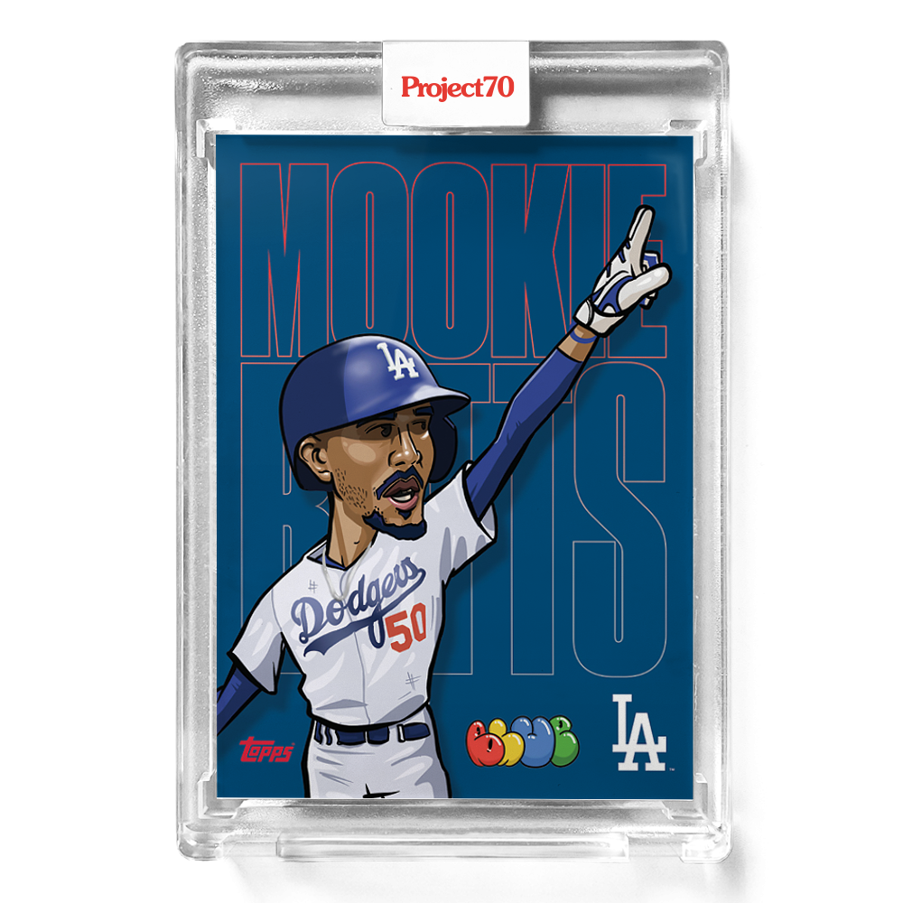 2021 Topps Project 70 - Blue the Great - 2020 Topps Baseball - Mookie Betts - #412 - Limited to /1700