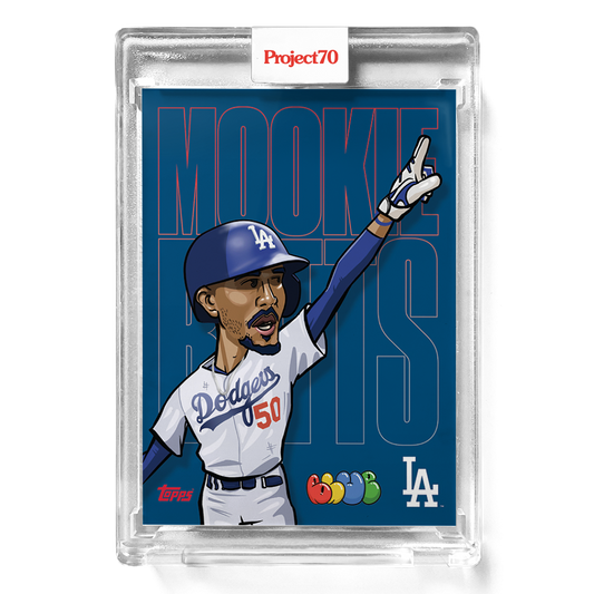 2021 Topps Project 70 - Blue the Great - 2020 Topps Baseball - Mookie Betts - #412 - Limited to /1700