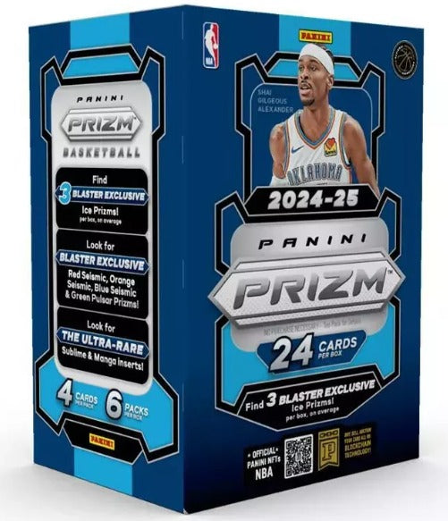2024-25 Panini NBA Prizm Basketball Trading Card - Blaster Box