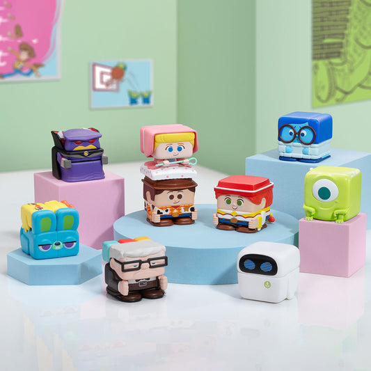 Pop Mart - COMPLETE SET OF 9 - Disney Pixar PopCube 2 Series - Magnetic Stackables