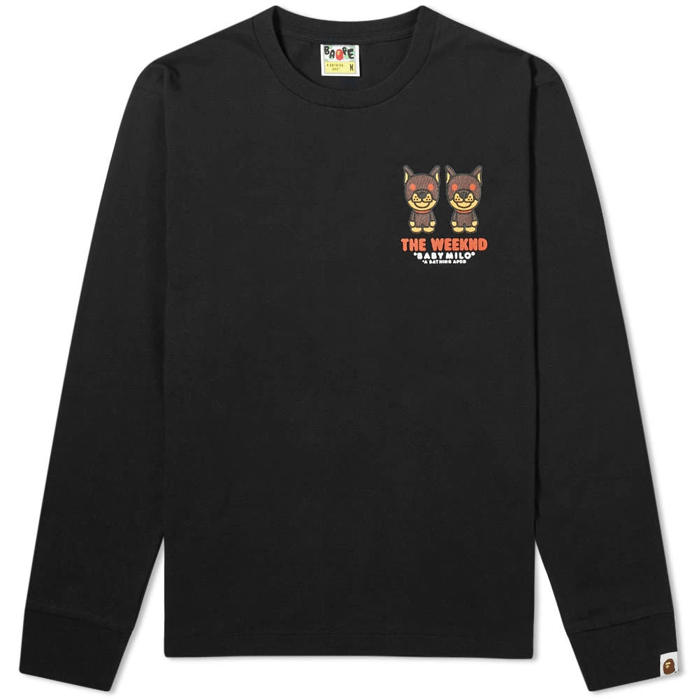 Bape × The Weeknd Rare collab The Weeknd X Bape long sleeve