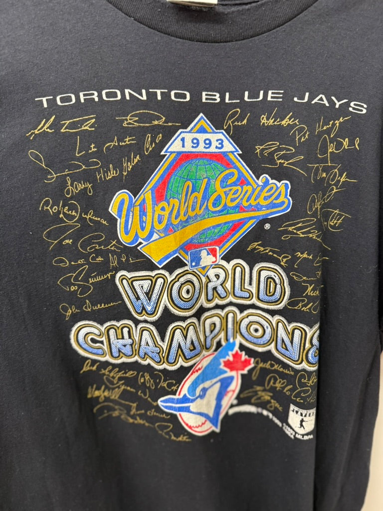 1993 Toronto Blue Jays World Series Champions t-shirt - Worn