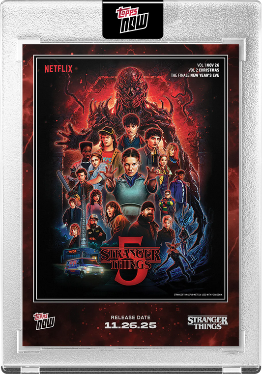 2025 Stranger Things Topps NOW Encased Trading Card
