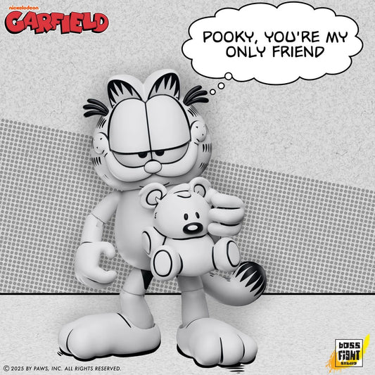 Garfield - Black and White Daily Comic Strip Action Figure - Entertainment Earth Exclusive (PRE-ORDER AUGUST 2026)