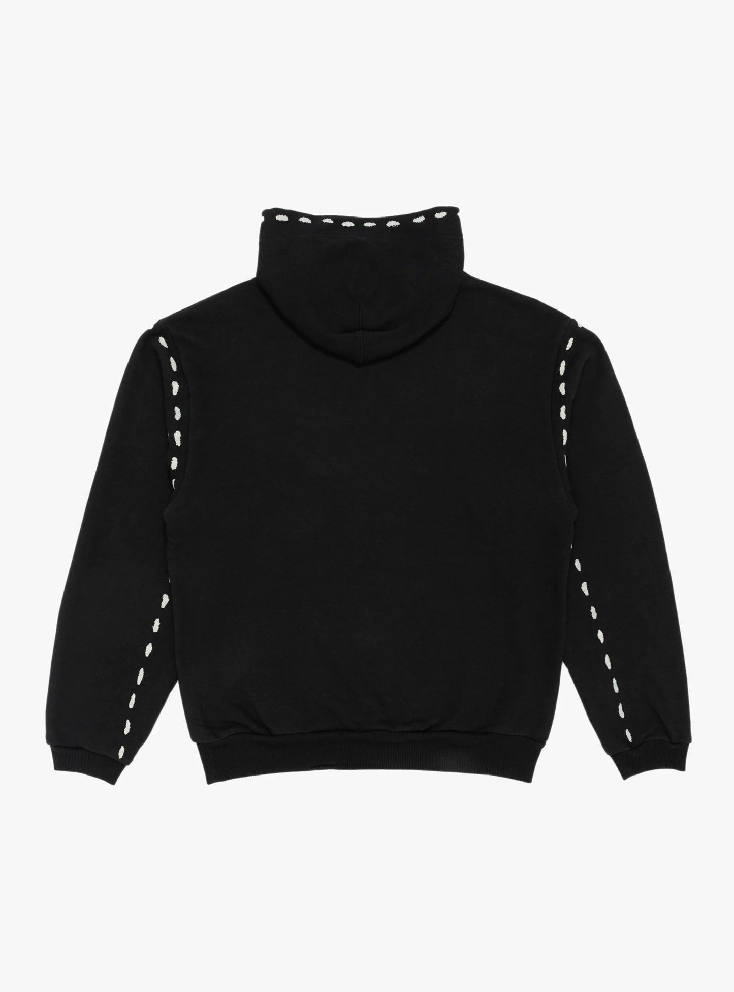 Kapital: Swt Knit Marionette Hoodie - Black - EK-1677LC