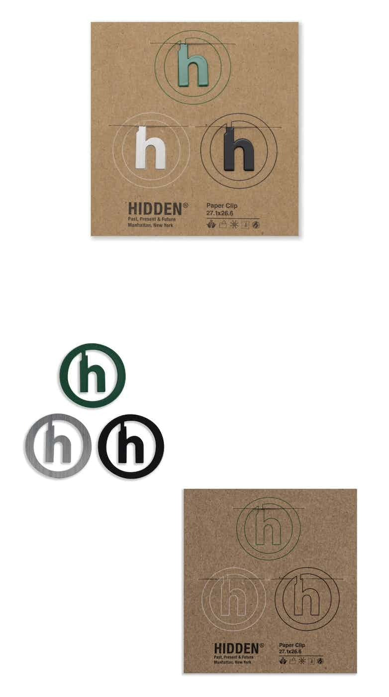 Hidden NY Paper Clips Set of 3