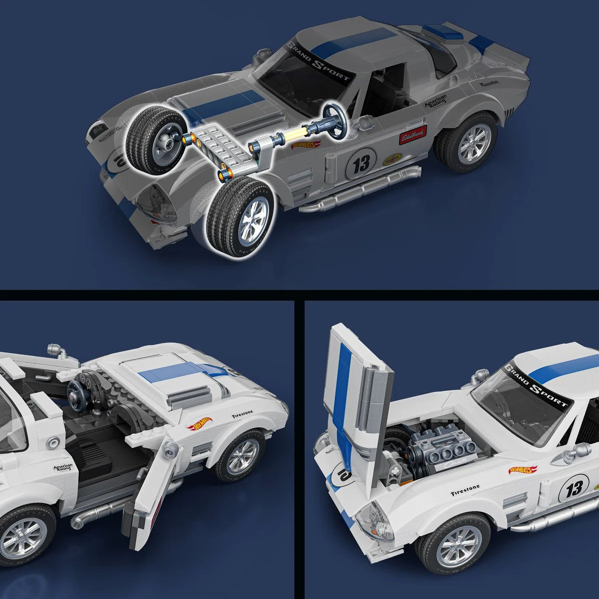 Mattel Brick Shop x Hot Wheels Corvette Grand Sport - PRE-ORDER DECEMBER 2025