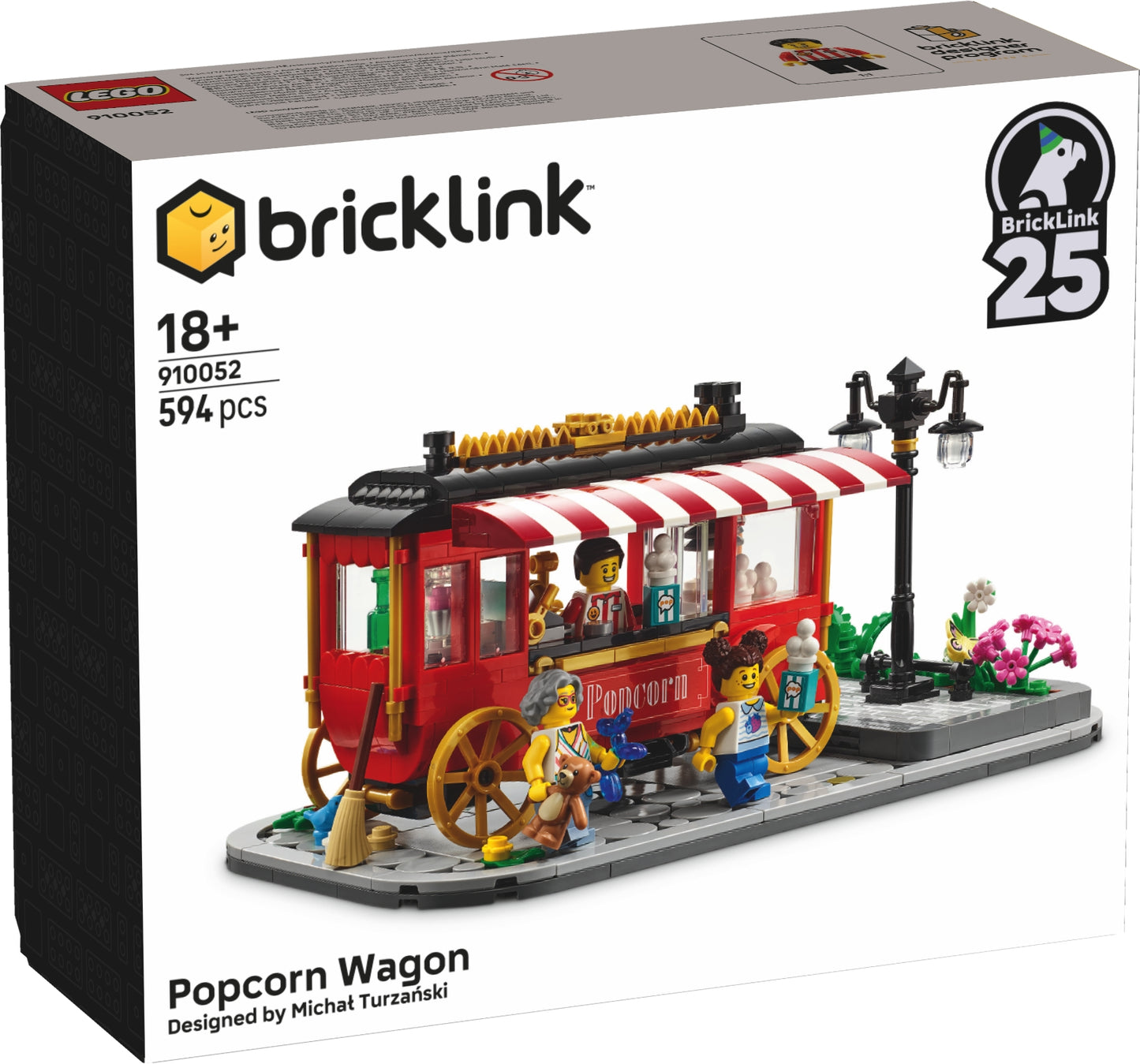LEGO Bricklink - Popcorn Wagon Designed by Michal Turzanski - #910052 (Retired) PRE-ORDER NOVEMBER 2025