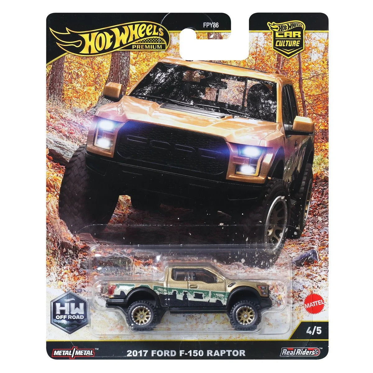 Hot Wheels Premium - Car Culture Off-Road - H Case Mix 3 - 2025 Complete Set - MTFPY86H