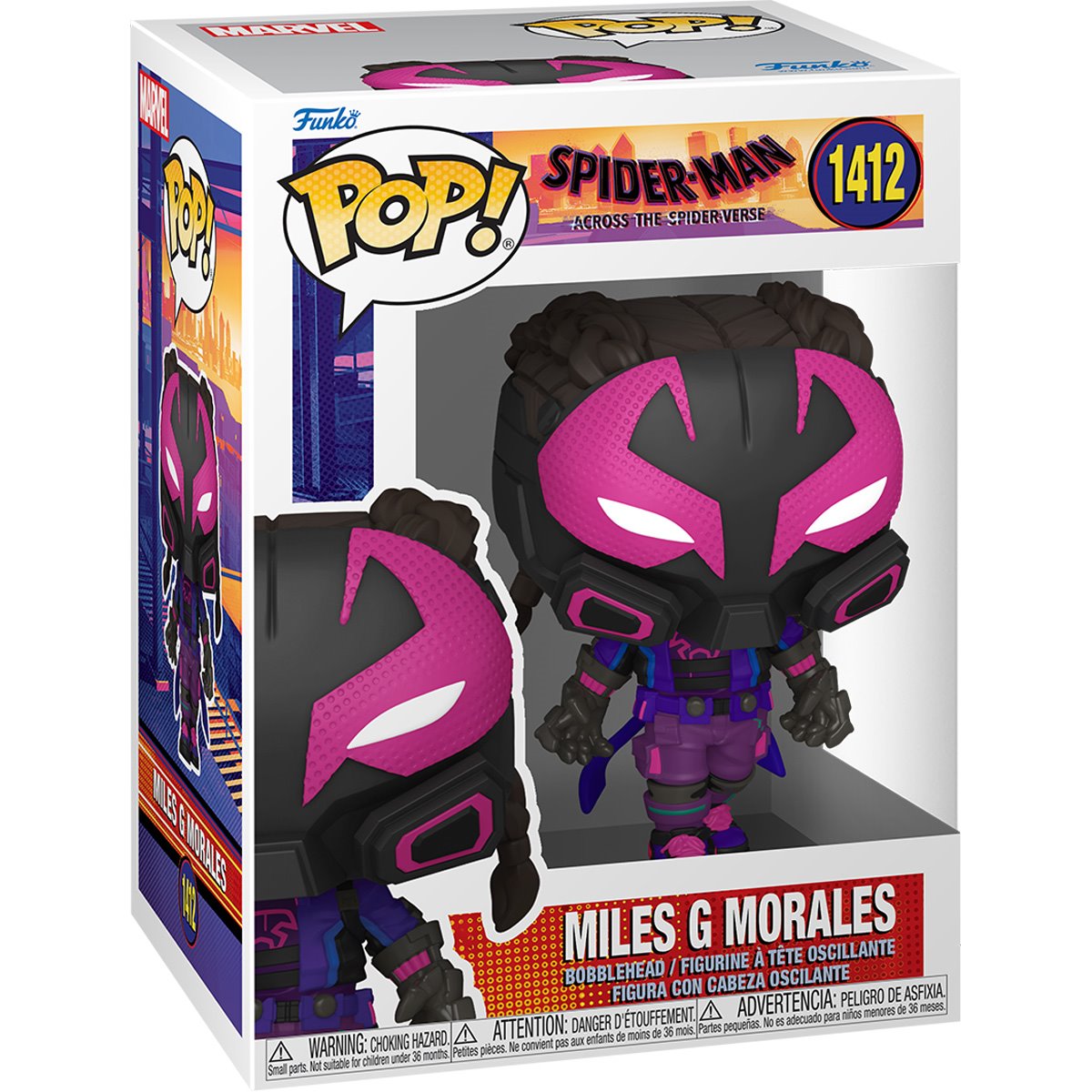 Funko Spider-Man - Miles G Morales - Spider-Man: Across The Spider-Verse - #1412