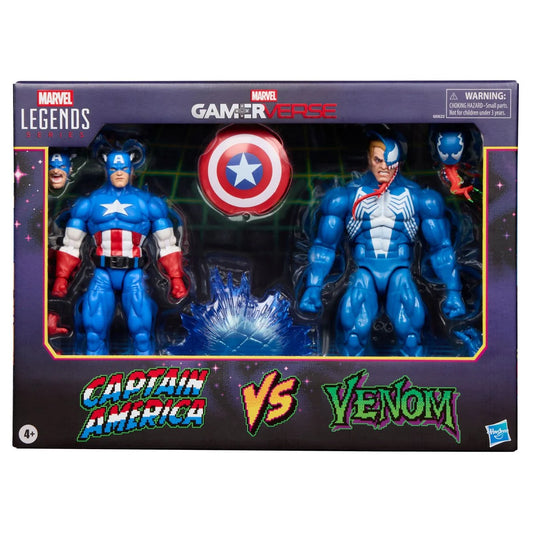 Marvel Legends - Gamerverse Captain America vs. Venom - 2 Pack 6-Inch Action Figures