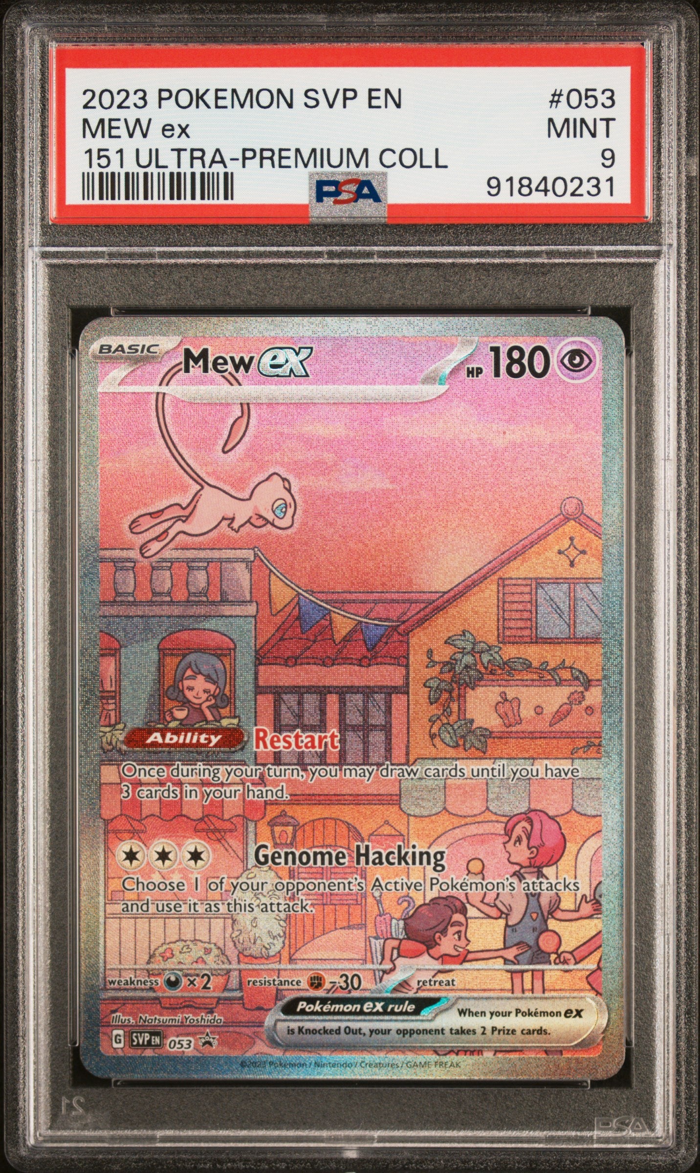2023 Pokemon MEW-EN - #053 Mew Ex - 151 Ultra Premium Collection - PSA Graded Card