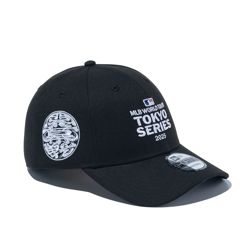 9TWENTY MLB 2025 WORLD TOUR TOKYO ブラック NEW ERA Japan Exclusive - 9FORTY MLB WORLD TOUR 2025 LOGO