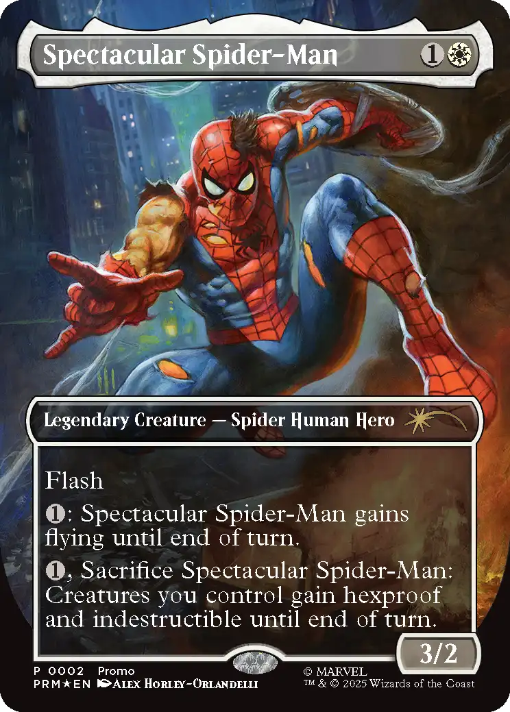 Marvel Legends x Magic: The Gathering - Complete Set of 4 Figures + Promo Cards (Battle-Damaged Spider-Man, Mary Jane Watson Iron Spider, Man-Wolf, Agent Anti-Venom) (PRE-ORDER OCTOBER 2025)