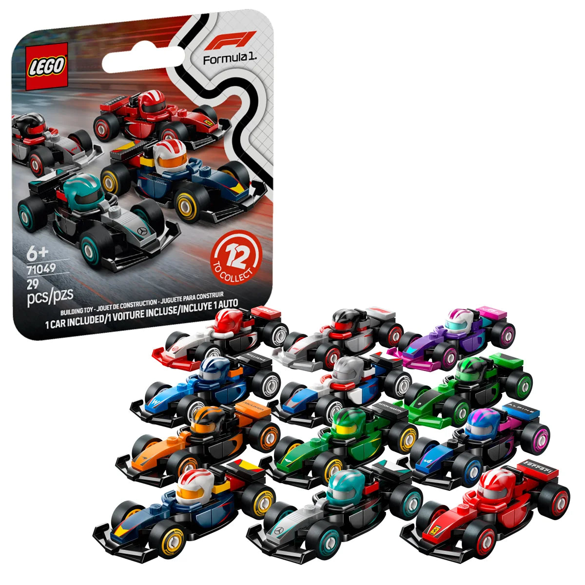 LEGO F1 - Collectible Race Cars - SEALED CASE OF 36 - #71049