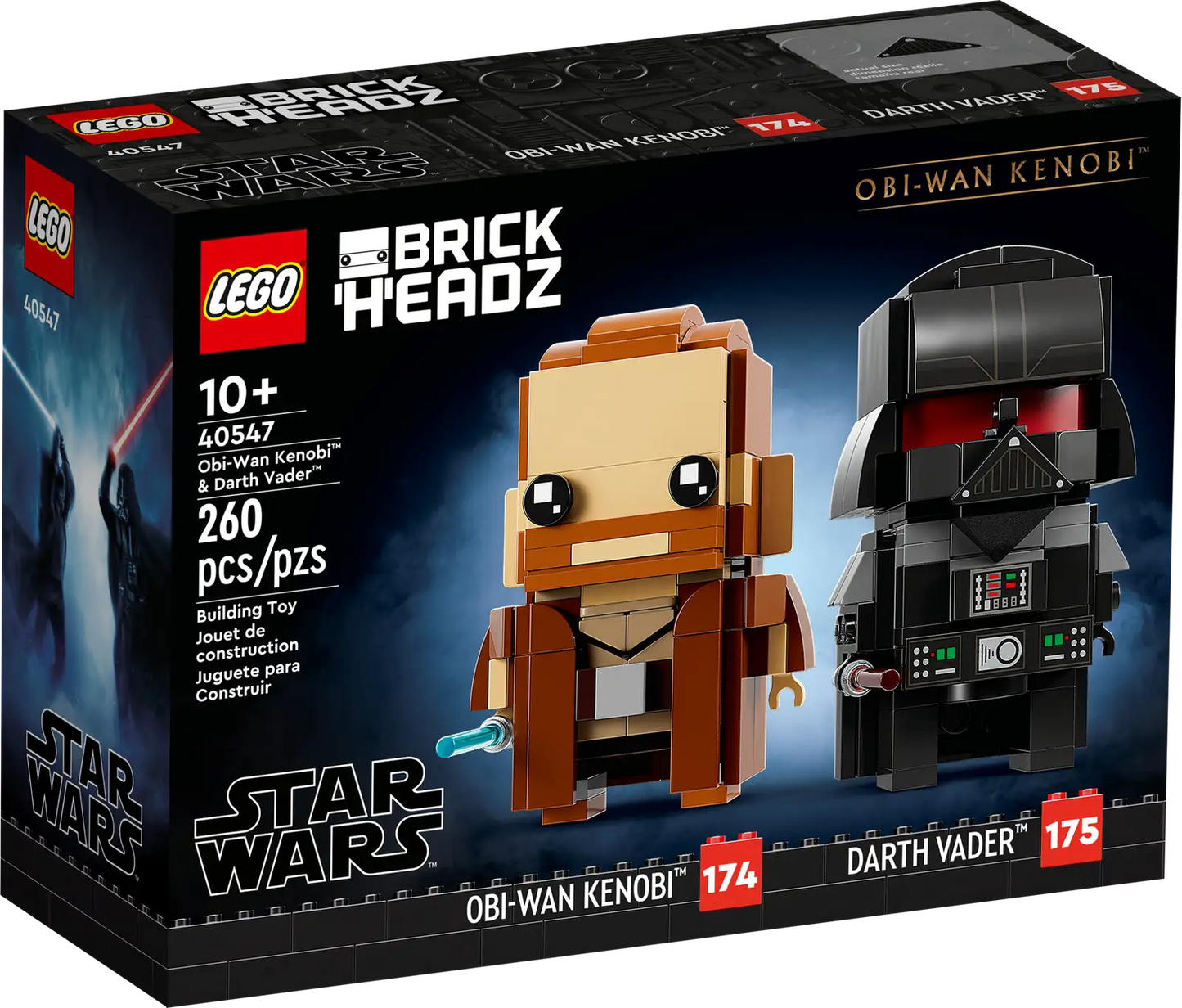 LEGO BrickHeadz - Obi-Wan Kenobi and Darth Vader - #40547