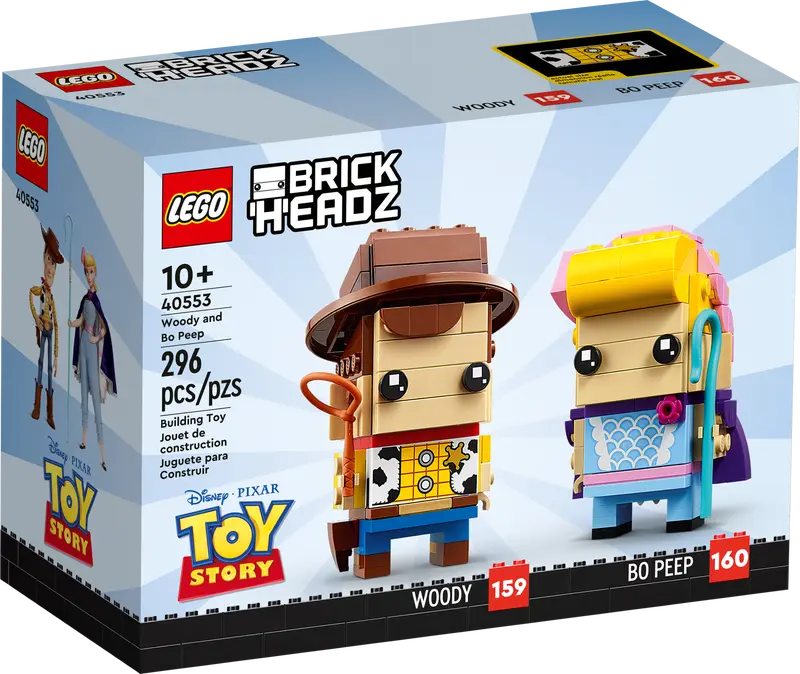 LEGO BrickHeadz - Woody and Bo Peep - #40553 (RETIRED)