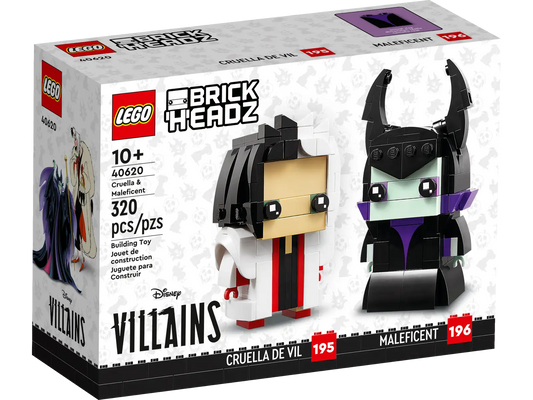 LEGO BrickHeadz - Cruella & Maleficent - #40620 (RETIRED)