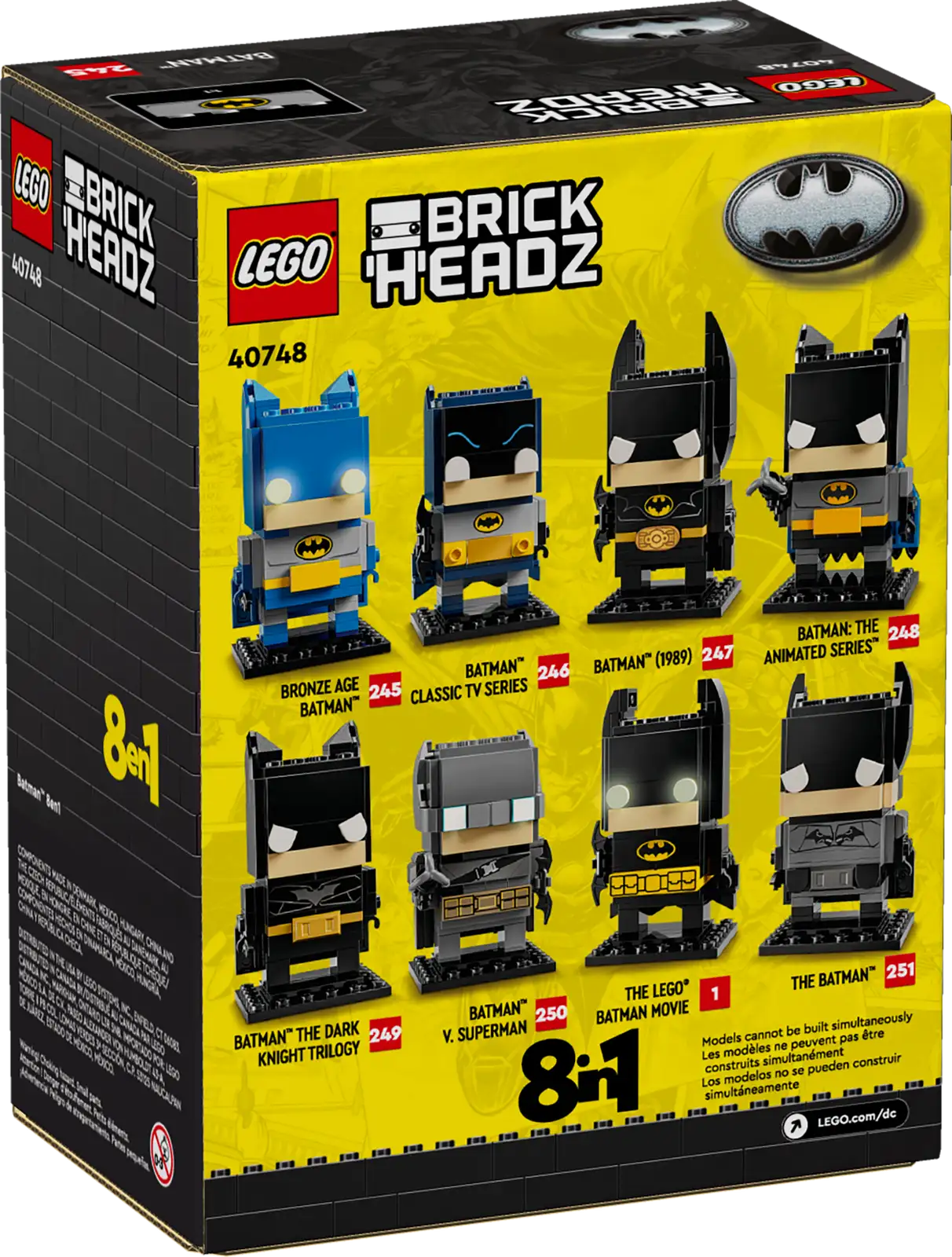 LEGO BrickHeadz - Batman 8in1 - #40748