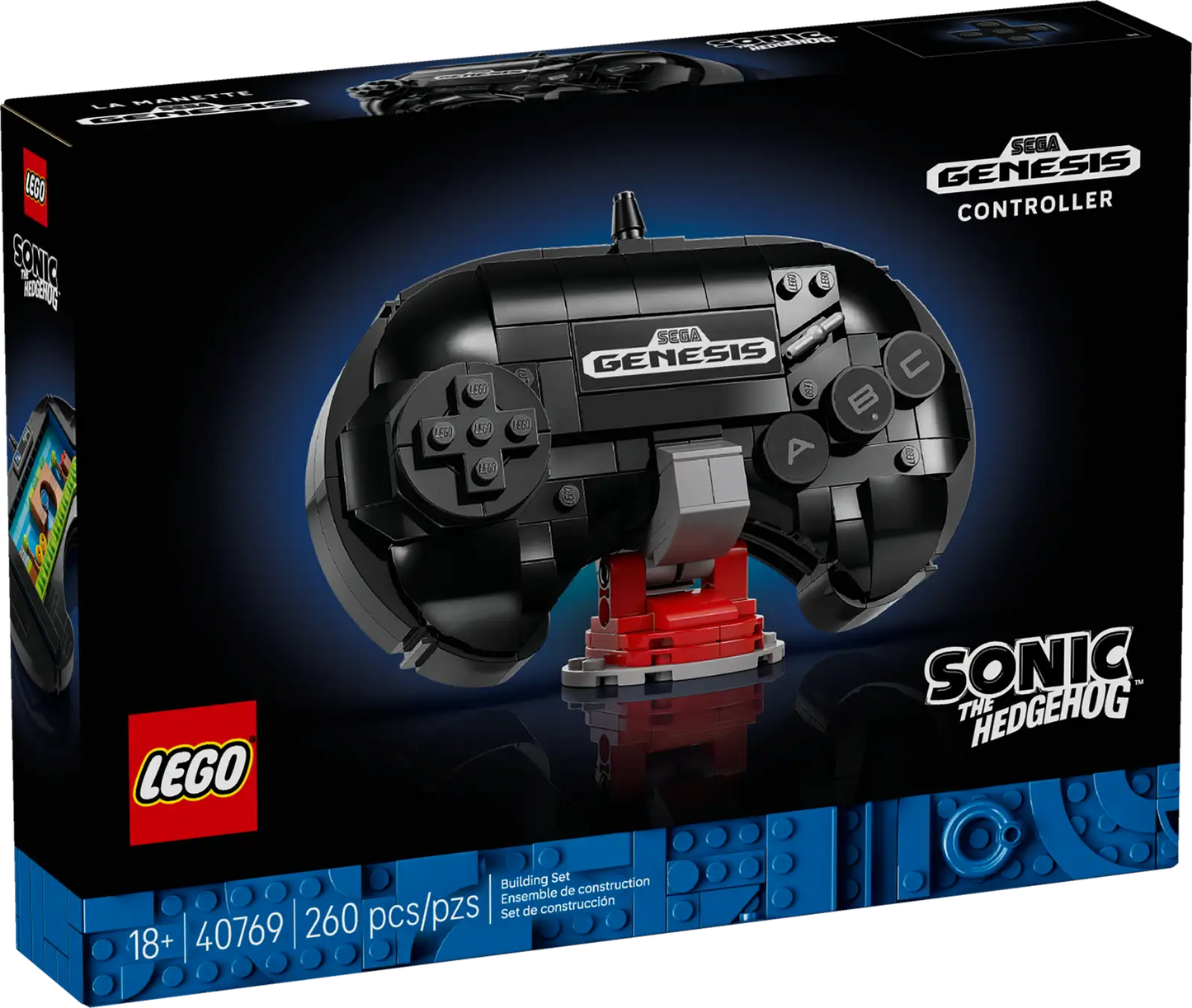 LEGO Sega - Sonic the Hedgehog SEGA Genesis Controller #40769 GWP (RETIRED)