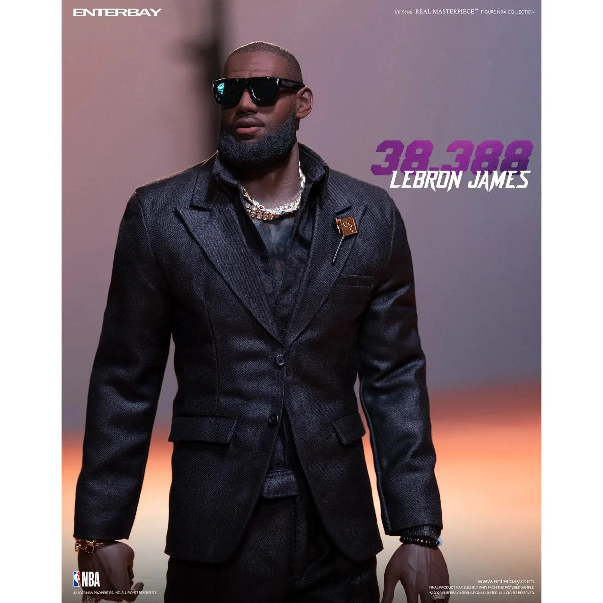 Real Masterpiece - LeBron James Scoring Record - 1:6 Action Figure - NBA Los Angeles Lakers - Enterbay