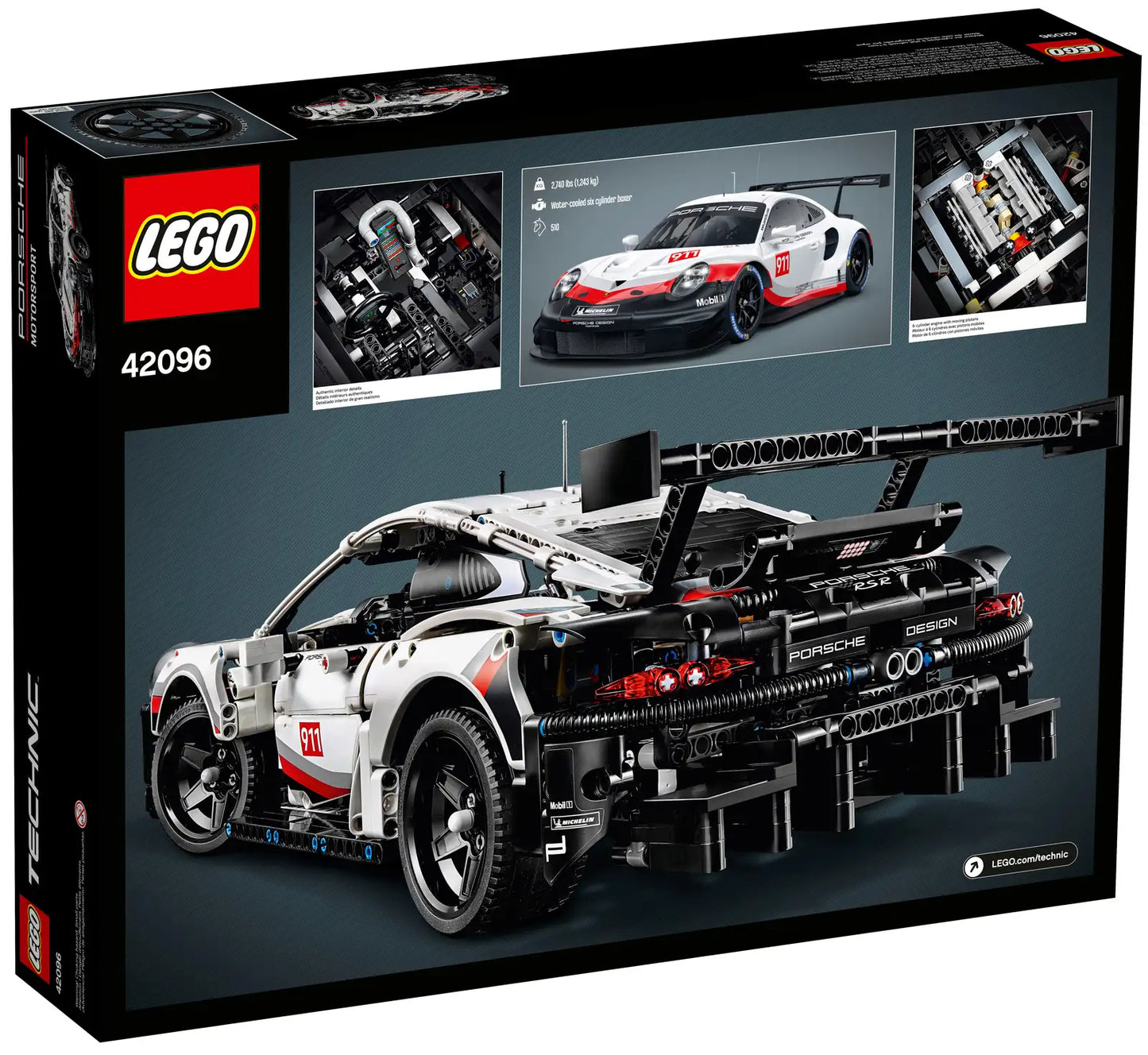LEGO Technic - Porsche 911 RSR - #42096 (RETIRED)