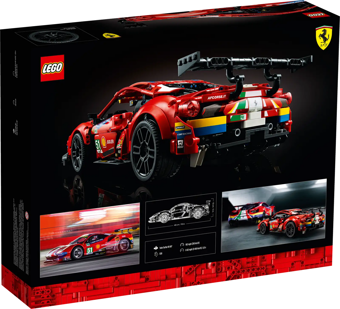 LEGO Technic - Ferrari 488 GTE 'AF Corse #51' - #42125 (RETIRED)
